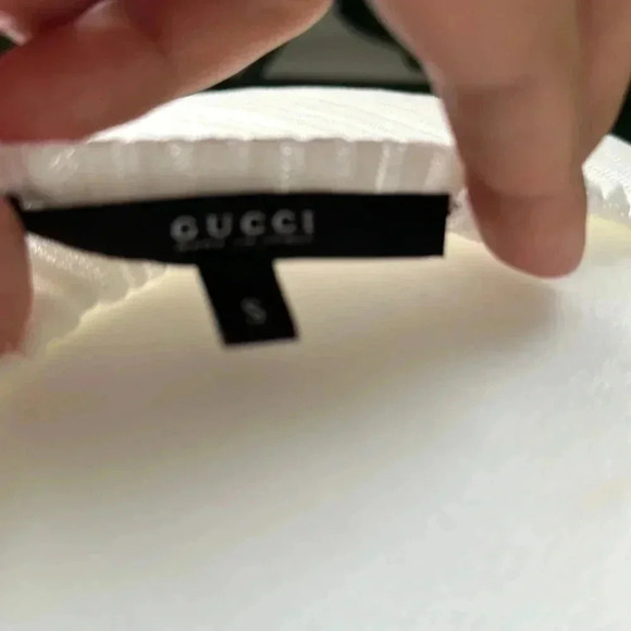 GUCCI SZ S IVORY Classy Elegant Mini Dress - Picture 6 of 9